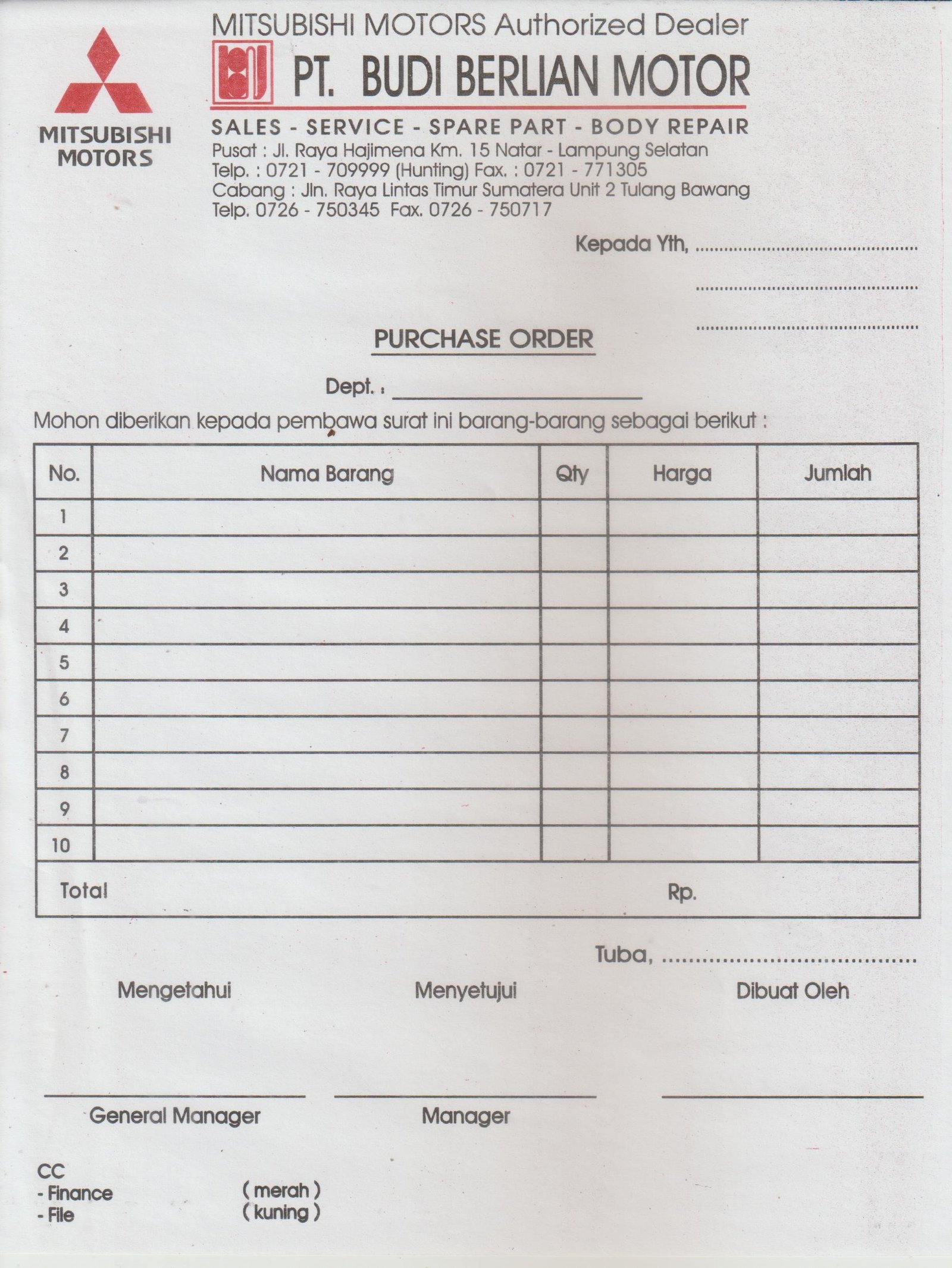 Purchase Order
